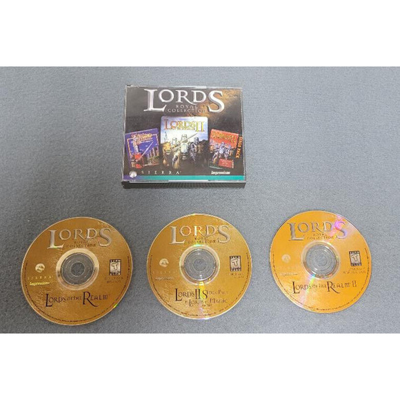 Lords Royal‎ Collection PC Game Map 5 Manuals Reference Card PC in Original Box - Picture 5 of 9